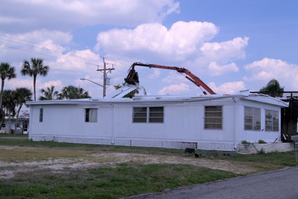 Mobile Home Demolition in Panama City Beach