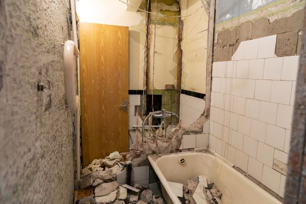 Shower Tile Demolition in Panama City Beach