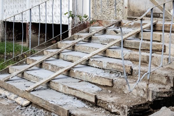 Staircase Demolition in Panama City Beach